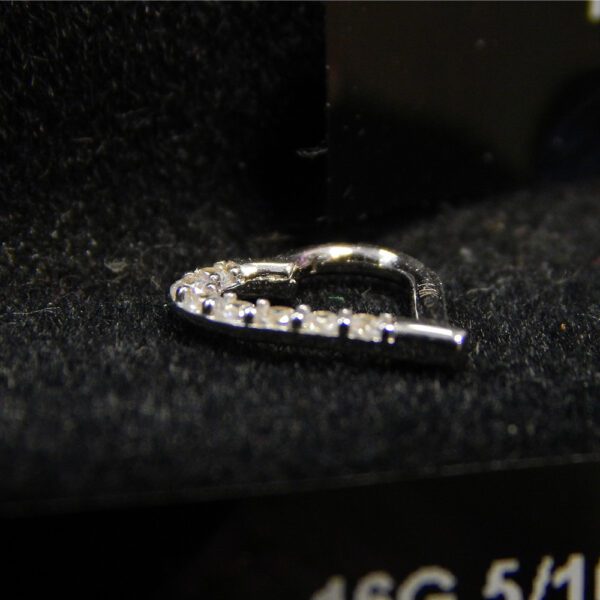 16 Gauge 5/16th Gold Jewelry Heart