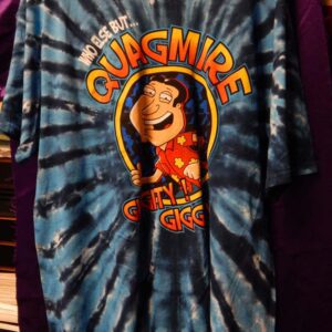 XL Quagmire T-Shirt Fam Guy Tie-Dye