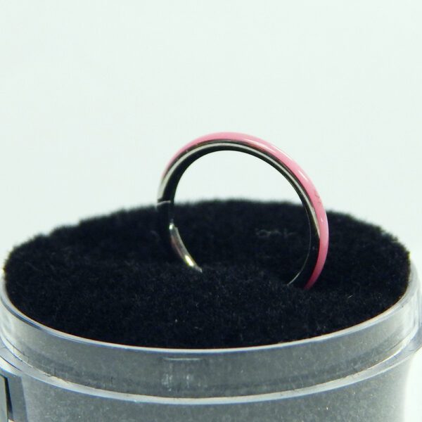 16 Gauge Blue & Pink Titanium Hinged Hoops