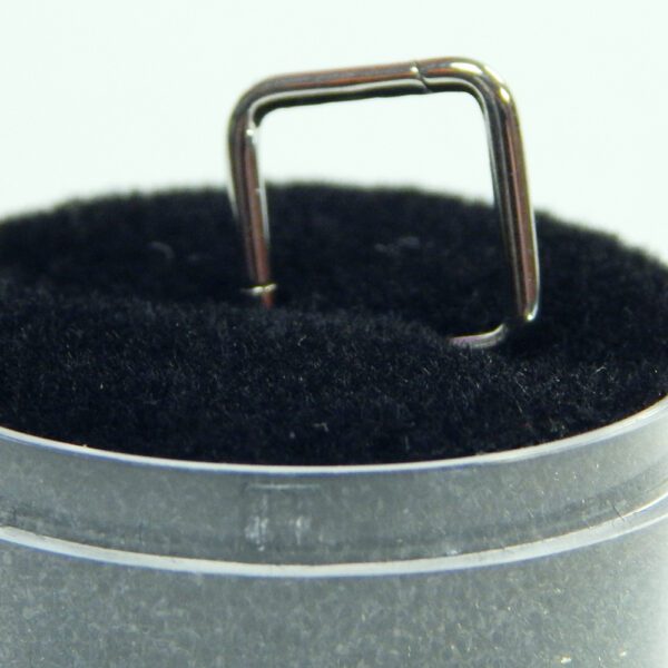 16 Gauge Square & Triangle Titanium Hinged Hoops