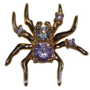14 Karat Gold Spider Threadless Top