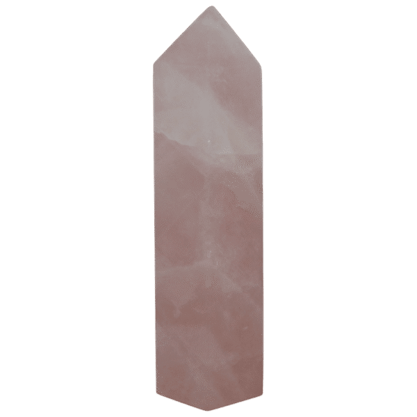 Rose Quartz Crystal Tower