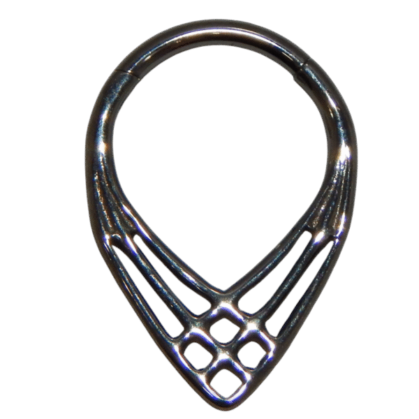 $12 Titanium Hinged Hoops 16G