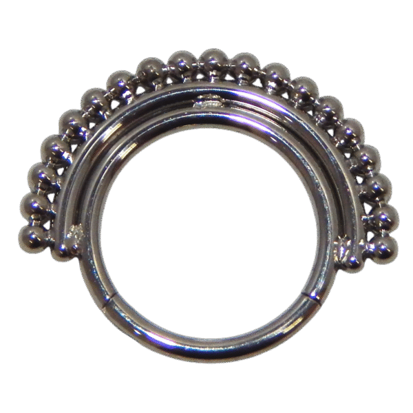 $15 Titanium Hinged Hoops 16G - Image 5