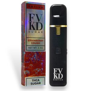 FVKD | Strawberry Cough | THC-A Sugar 3.5G Sativa